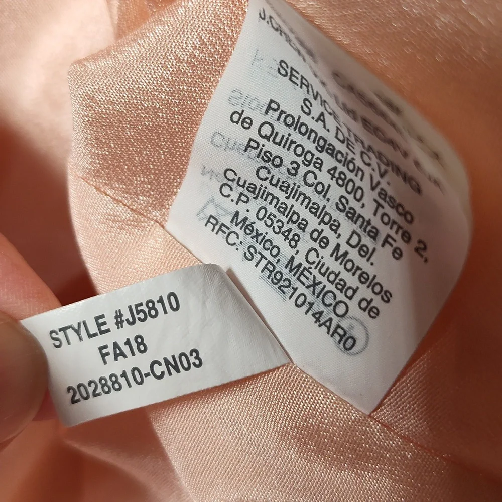 J. Crew Point Sur blush v-neck ruffle hem flutter‎ sleeve midi dress 10